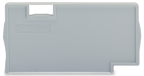 WAGO ELETTRONICA - Piastra di separazione.spessore 2 mm.sporgente.grigio