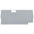 WAGO ELETTRONICA - Piastra di separazione.spessore 2 mm.sporgente.grigio