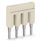 WAGO ELETTRONICA - Ponticello.4 poli.isolato.grigio chiaro