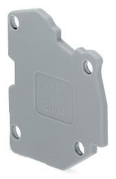 WAGO ELETTRONICA - Piastra terminale.per connettore modulare TOPJOB®S.spessore 1,5 mm.grigio