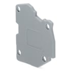 WAGO ELETTRONICA - Piastra terminale.per connettore modulare TOPJOB®S.spessore 1,5 mm.grigio