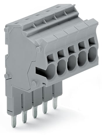 WAGO ELETTRONICA - Connettore modulare TOPJOB®S.modulare.per slot per contatto con ponticello.grigio 2004-555