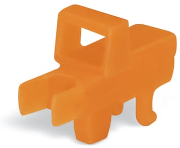 WAGO ELETTRONICA - Blocco.per le serie 2002 e 2005.arancione 2005-7300