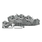 WAGO ELETTRONICA - Morsetto per installazione a più piani.L/L.Push-in CAGE CLAMP®.grigio