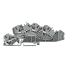 WAGO ELETTRONICA - Morsetto per installazione a più piani.L/L.Push-in CAGE CLAMP®.grigio