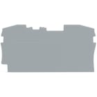 WAGO ELETTRONICA - Piastra terminale e intermedia.spessore 1 mm.grigio 2006-1291