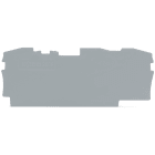 WAGO ELETTRONICA - Piastra terminale e intermedia.spessore 1 mm.grigio