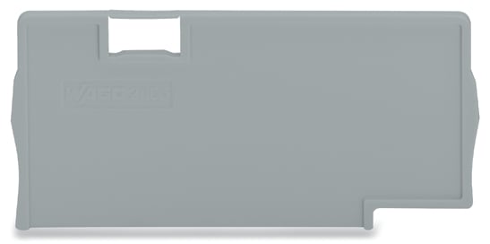 WAGO ELETTRONICA - Piastra di separazione.spessore 2 mm.sporgente.grigio