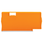 WAGO ELETTRONICA - Piastra di separazione.spessore 2 mm.sporgente.arancione