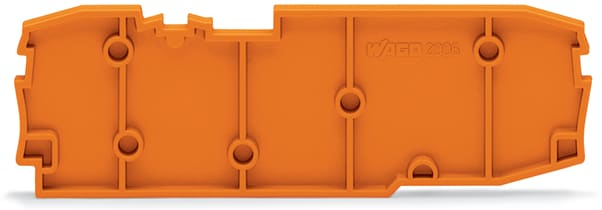 WAGO ELETTRONICA - Piastra intermedia.larghezza 2,9 mm.arancione