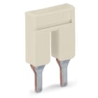 WAGO ELETTRONICA - Ponticello.2 poli.isolato.grigio chiaro