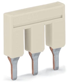 WAGO ELETTRONICA - Ponticello.3 poli.isolato.grigio chiaro