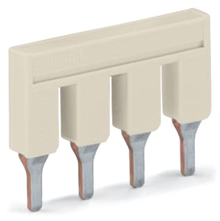 WAGO ELETTRONICA - Ponticello.4 poli.isolato.grigio chiaro 2006-404
