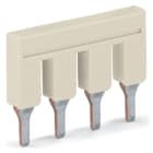 WAGO ELETTRONICA - Ponticello.4 poli.isolato.grigio chiaro