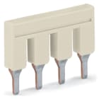 WAGO ELETTRONICA - Ponticello.4 poli.isolato.grigio chiaro