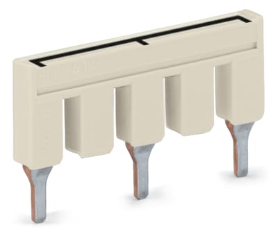 WAGO ELETTRONICA - Ponticello per punto stella.3 poli.isolato.grigio chiaro