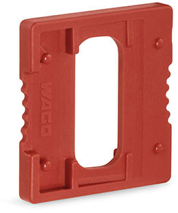 WAGO ELETTRONICA - Innesto cieco per morsetti di base.rosso