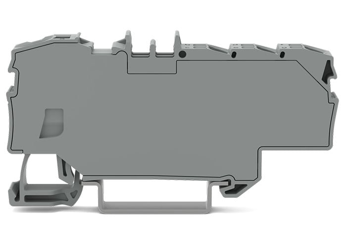 WAGO ELETTRONICA - Morsetto di distribuzione.con slot operativi.1 x 6 mm² / 6 x 1,5 mm².grigio