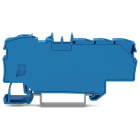 WAGO ELETTRONICA - Morsetto di distribuzione.con slot operativi.1 x 6 mm² / 6 x 1,5 mm².blu