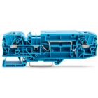 WAGO ELETTRONICA - Morsetto passante per 2 conduttori.6 mm².con opzione per prova.blu