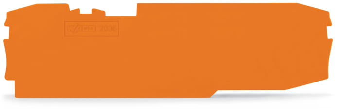 WAGO ELETTRONICA - Piastra terminale e intermedia.spessore 1 mm.arancione 2006-8692