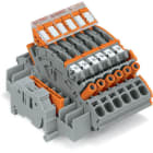 WAGO ELETTRONICA - Morsetto compatto.per circuito trasformatore di corrente trifase.multicolore 2007-8876