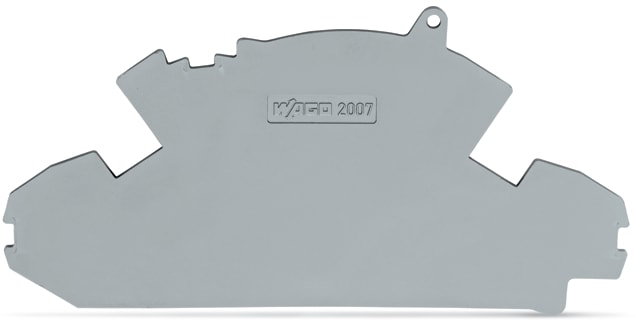 WAGO ELETTRONICA - Piastra terminale.spessore 1,5 mm.con sigillo opzionale.grigio