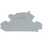 WAGO ELETTRONICA - Piastra terminale.spessore 1,5 mm.con sigillo opzionale.grigio