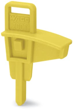WAGO ELETTRONICA - Blocco.per leva sezionatrice.giallo