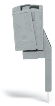 WAGO ELETTRONICA - Contatto di test.per max. 2,5 mm².connessione senza utensili per cavi di test singoli fino a di 0,08 - 2,5 mm.grigio