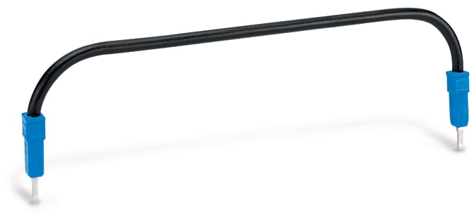 WAGO ELETTRONICA - Ponticello a filo a innesto.isolato.lunghezza 110 mm.nero