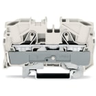 WAGO ELETTRONICA - Morsetto per cavi schermati per 2 conduttori.10 mm².adatto per applicazioni Ex e II.bianco 2010-1208