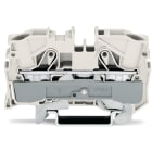 WAGO ELETTRONICA - Morsetto per cavi schermati per 2 conduttori.10 mm².adatto per applicazioni Ex e II.bianco