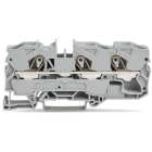 WAGO ELETTRONICA - Morsetto passante per 3 conduttori.10 mm².adatto per applicazioni Ex e II.grigio 2010-1301