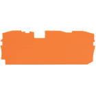 WAGO ELETTRONICA - Piastra terminale e intermedia.spessore 1 mm.arancione 2010-1392