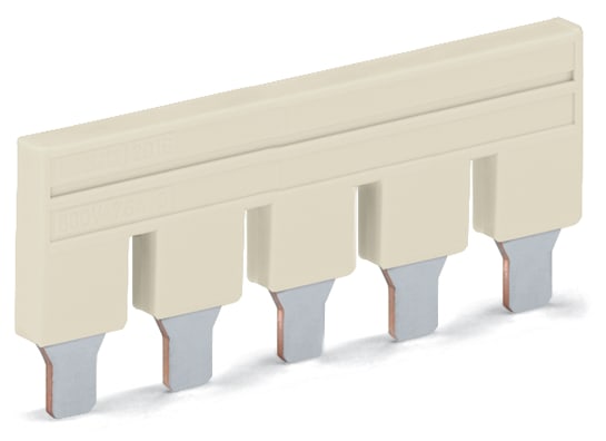 WAGO ELETTRONICA - Ponticello.5 poli.isolato.grigio chiaro