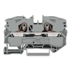 WAGO ELETTRONICA - Morsetto passante per 2 conduttori.16 mm².adatto per applicazioni Ex e II.grigio 2016-1201