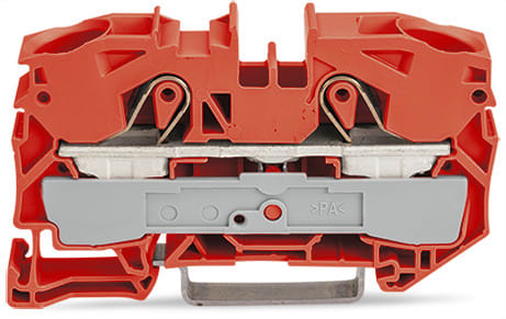 WAGO ELETTRONICA - Morsetto passante per 2 conduttori.16 mm².adatto per applicazioni Ex e II.arancione 2016-1202