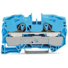 WAGO ELETTRONICA - Morsetto passante per 2 conduttori.16 mm².per applicazioni Ex-e-II e Ex-i.blu