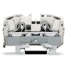 WAGO ELETTRONICA - Morsetto per cavi schermati per 2 conduttori.16 mm².adatto per applicazioni Ex e II.bianco