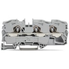 WAGO ELETTRONICA - Morsetto passante per 3 conduttori.16 mm².adatto per applicazioni Ex e II.grigio