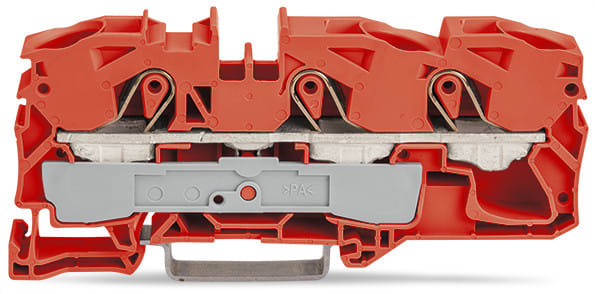 WAGO ELETTRONICA - Morsetto passante per 3 conduttori.16 mm².adatto per applicazioni Ex e II.arancione 2016-1302