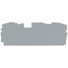 WAGO ELETTRONICA - Piastra terminale e intermedia.spessore 1 mm.grigio 2016-1391