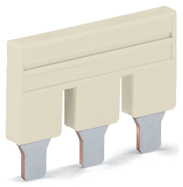 WAGO ELETTRONICA - Ponticello.3 poli.isolato.grigio chiaro