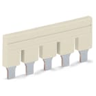 WAGO ELETTRONICA - Ponticello.5 poli.isolato.grigio chiaro 2016-405
