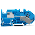 WAGO ELETTRONICA - Morsetto sezionatore del neutro per 1 conduttore.16 mm².Push-in CAGE CLAMP®.blu