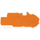 WAGO ELETTRONICA - Piastra terminale e intermedia.spessore 1 mm.arancione 2016-7792