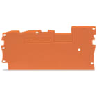 WAGO ELETTRONICA - Piastra terminale e intermedia.spessore 1 mm.arancione