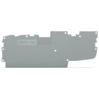 WAGO ELETTRONICA - Piastra terminale e intermedia.spessore 1 mm.grigio