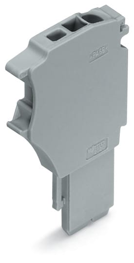 WAGO ELETTRONICA - Modulo iniziale per connettore femmina per 1 conduttore.Push-in CAGE CLAMP®.1,5 mm².grigio